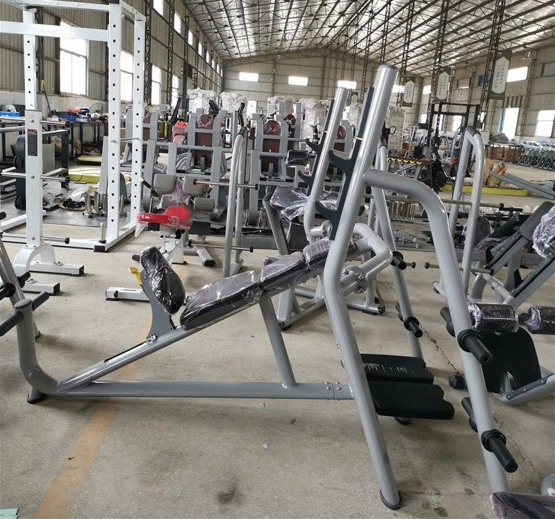 Olympic Incline Bench with Barbell Support, Spotter and Plate Holders (AN59)