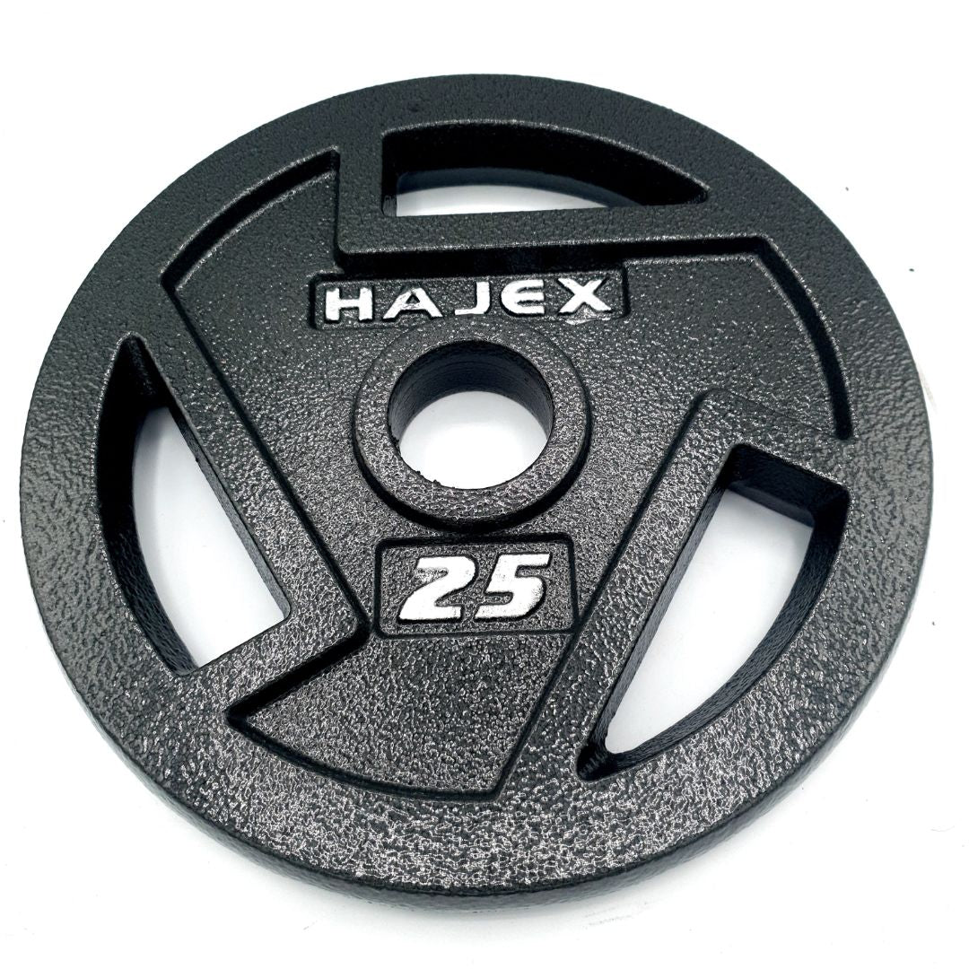 HAJEX Tri Grip Cast Iron Weight Plates