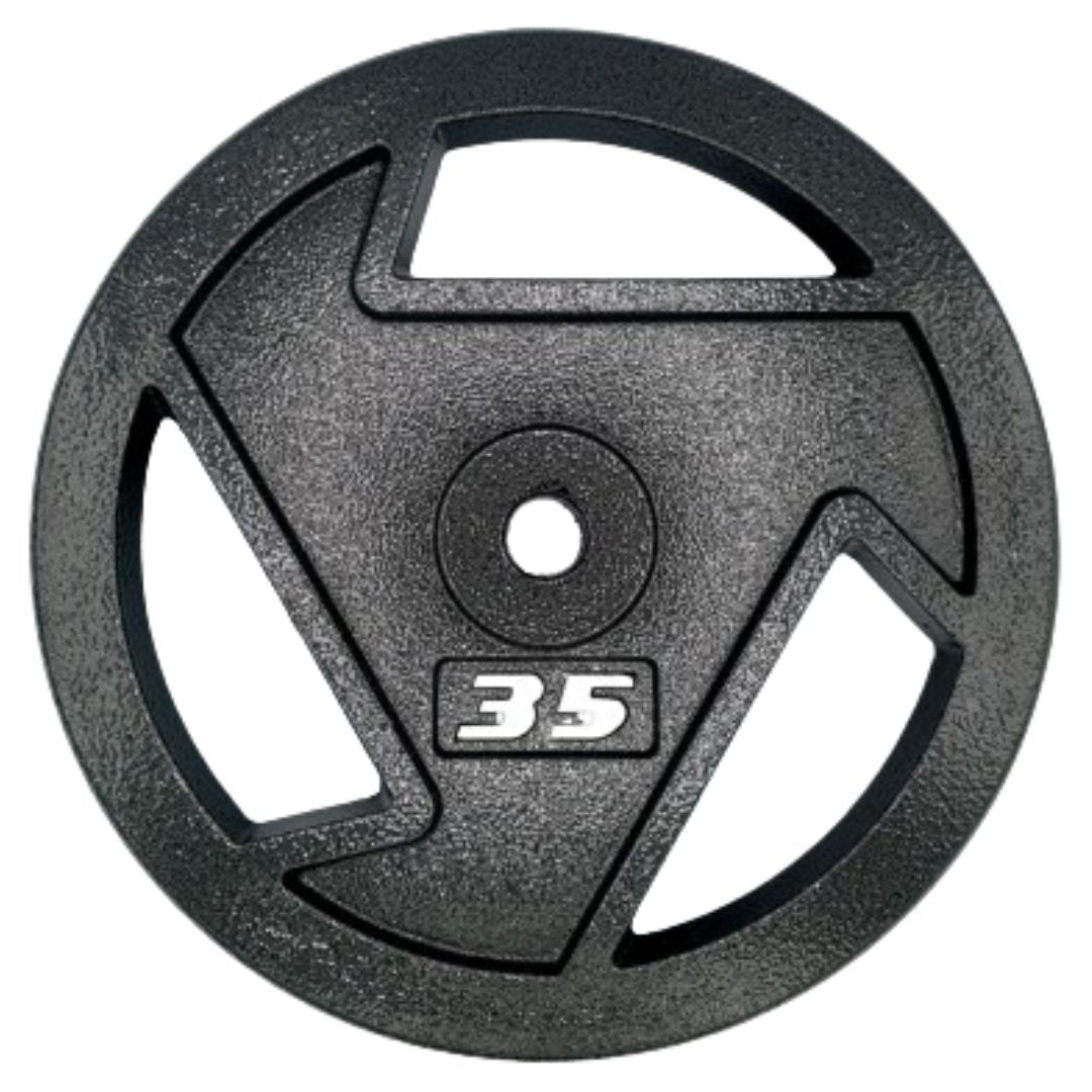 HAJEX Tri Grip Cast Iron Weight Plates
