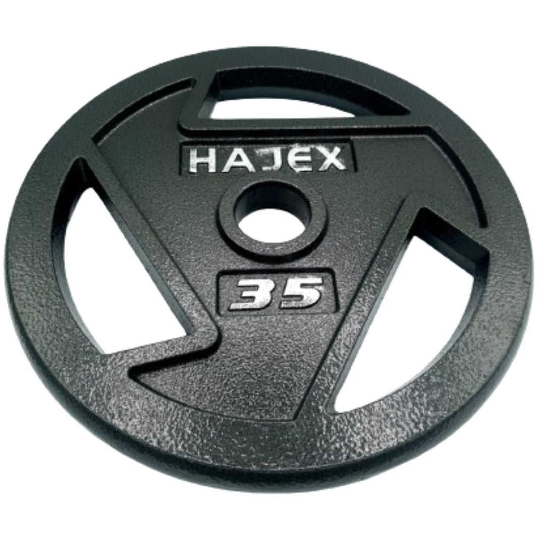 HAJEX Tri Grip Cast Iron Weight Plates