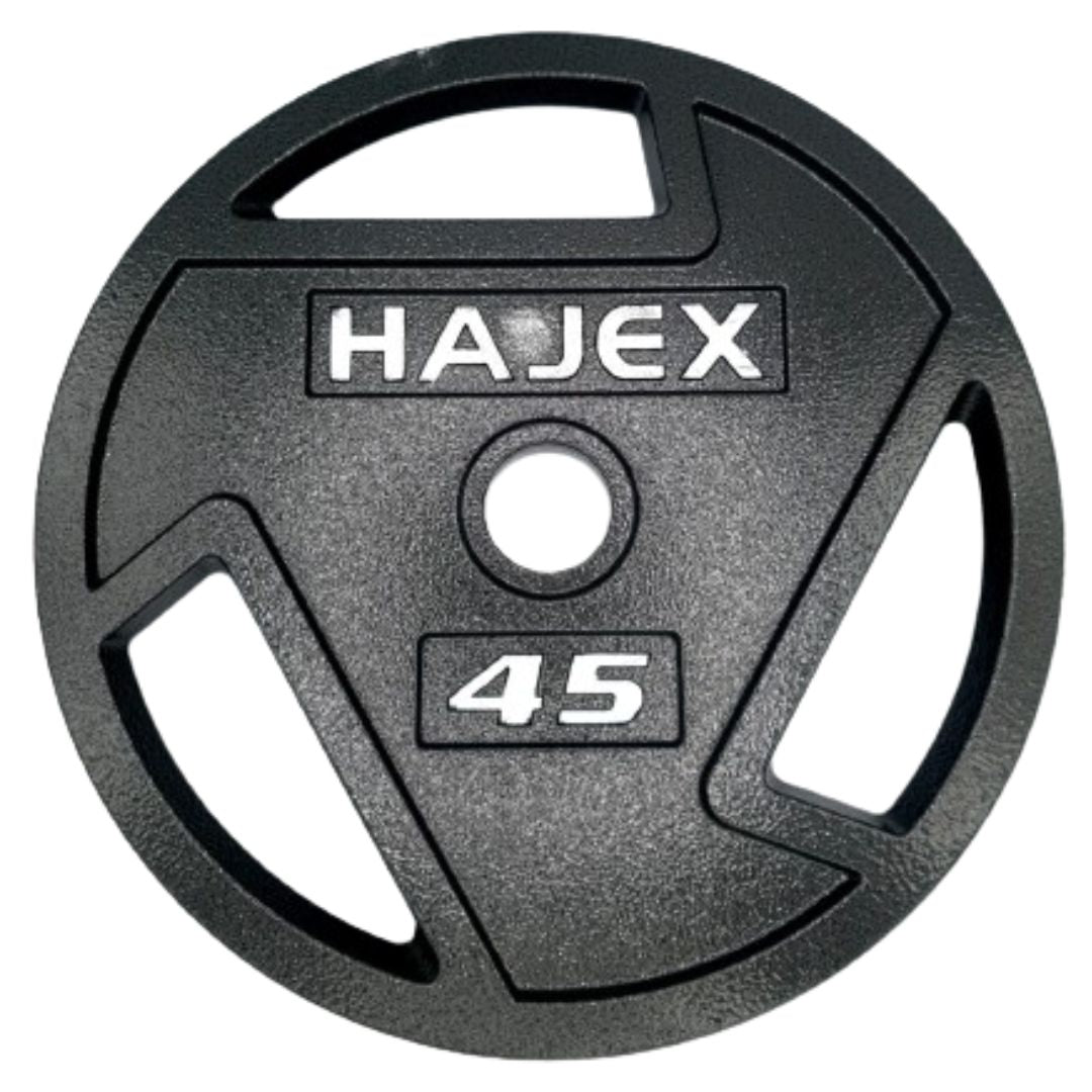 HAJEX Tri Grip Cast Iron Weight Plates