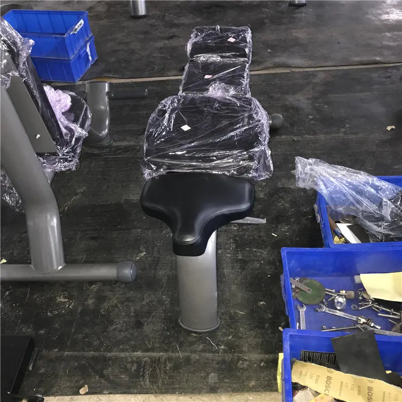 Commercial Gym Flat Bench (Matte Black)