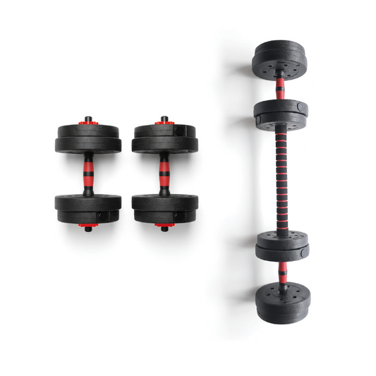 Adjustable Dumbbell Set (Barbell and Dumbbells)