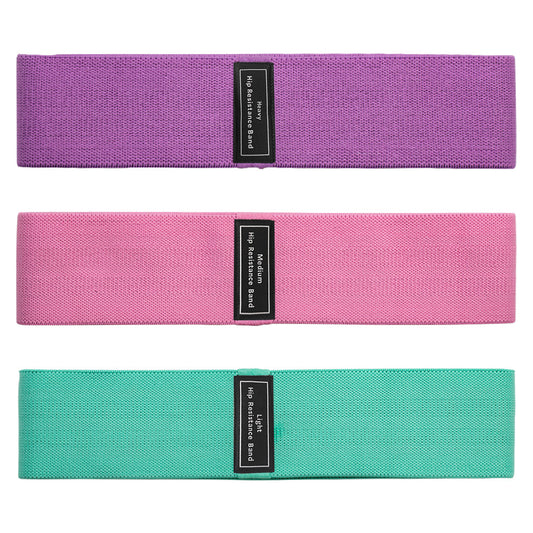 Three Levels Anti-Slip Booty Resistance Bands Set
