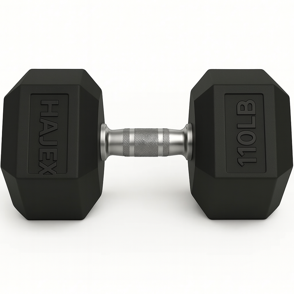Rubber Hex Dumbbells in Canada (2.5 to 150 LB)