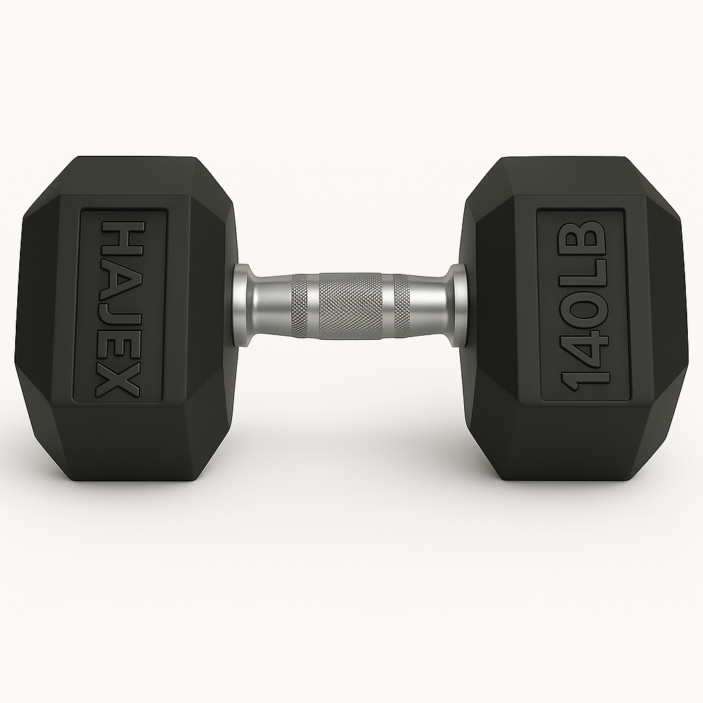 Rubber Hex Dumbbells in Canada (2.5 to 150 LB)