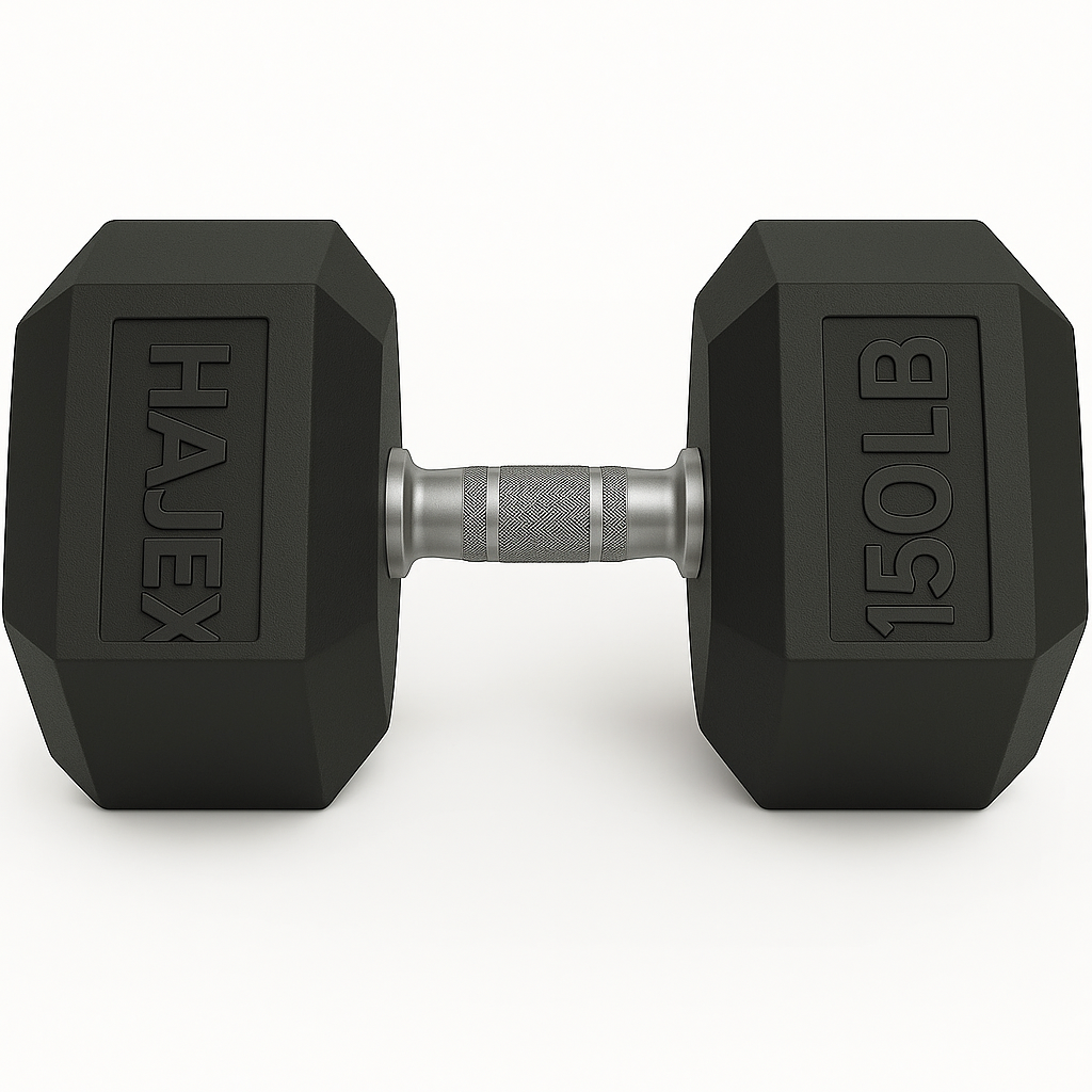 Rubber Hex Dumbbells in Canada (2.5 to 150 LB)