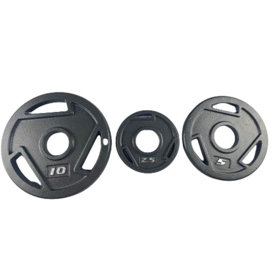 HAJEX Tri Grip Cast Iron Weight Plates