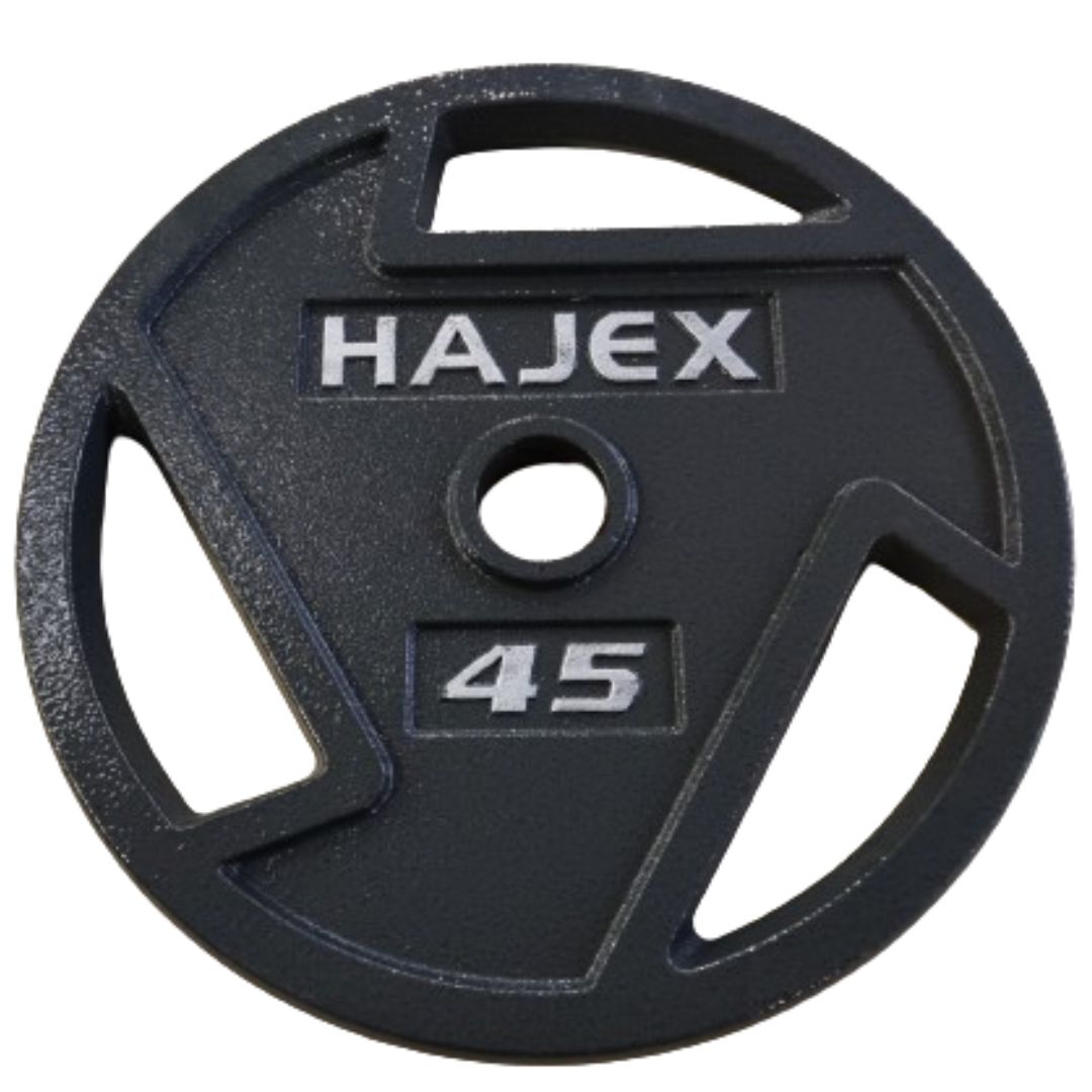 HAJEX Tri Grip Cast Iron Weight Plates