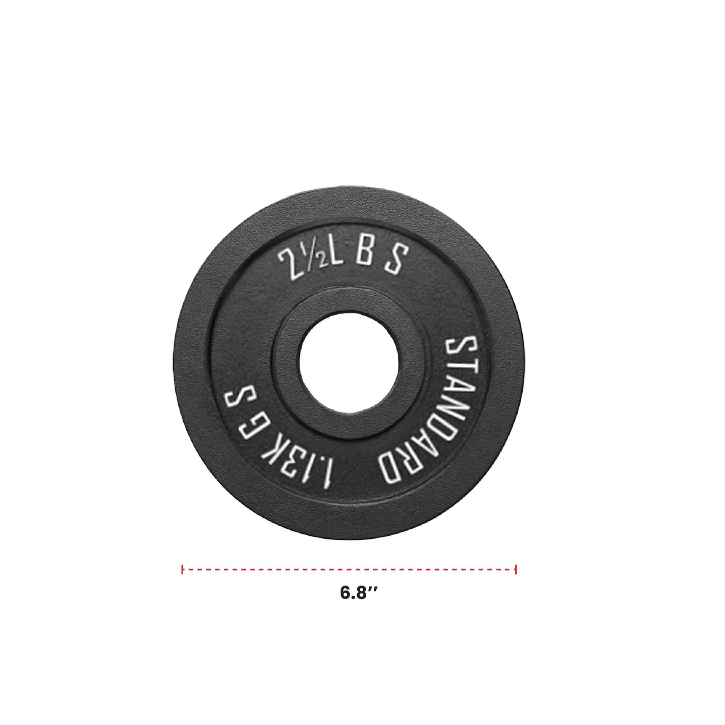 Cast Iron Weight Plates - Standard, Olympic in LBs, KGs