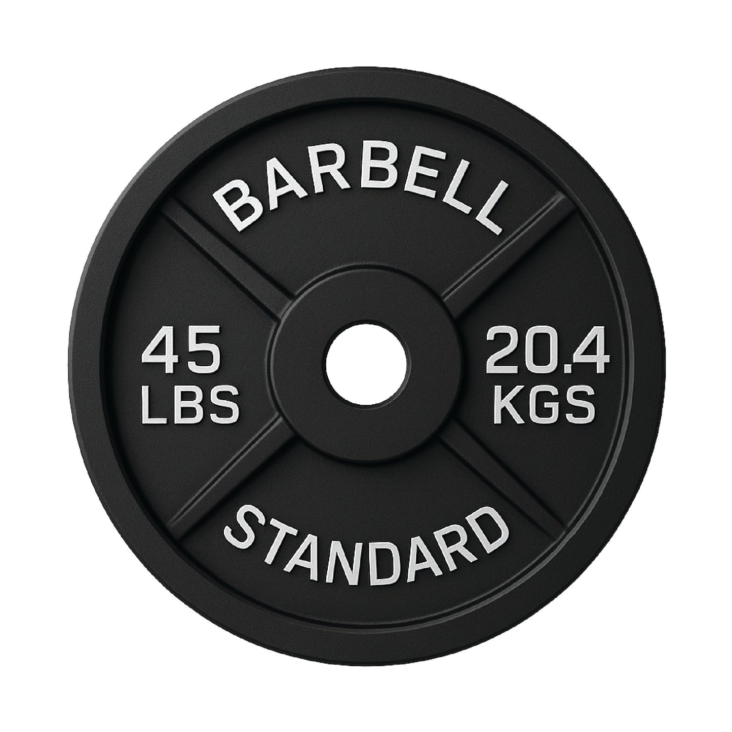 Cast Iron Weight Plates - Standard, Olympic in LBs, KGs