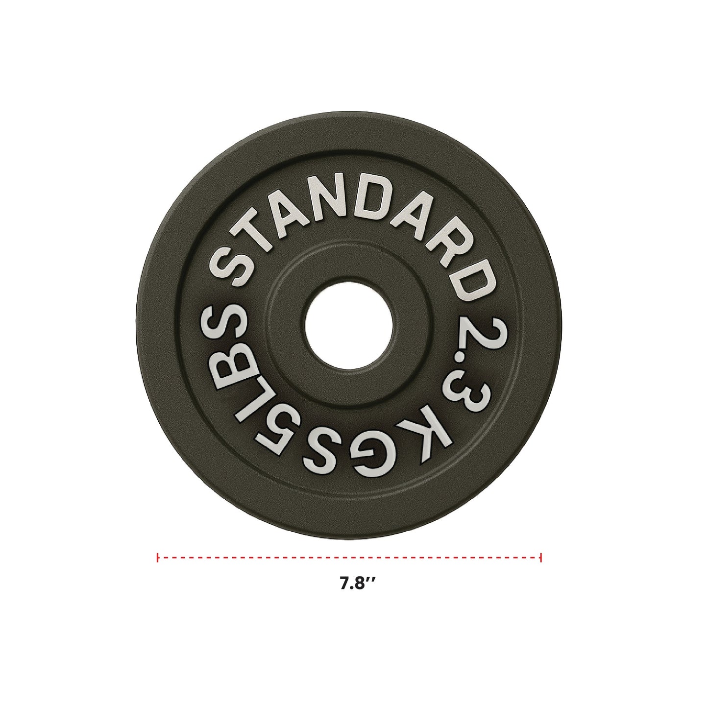 Cast Iron Weight Plates - Standard, Olympic in LBs, KGs