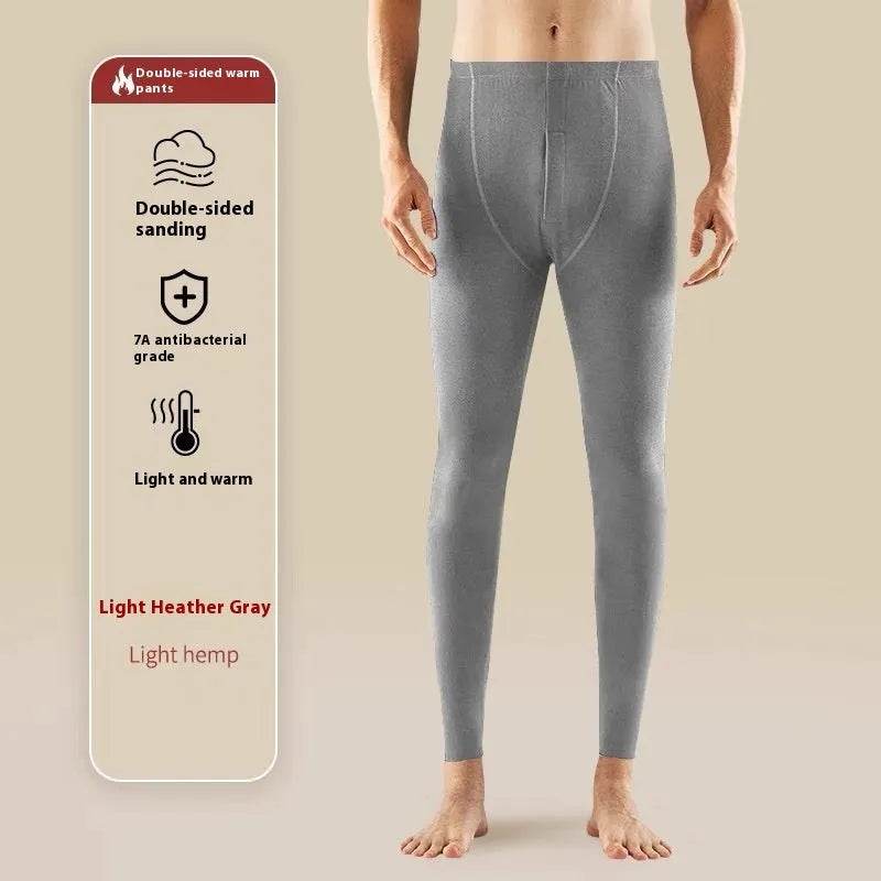 Long Johns Men's Warm Compression Pants Leggings