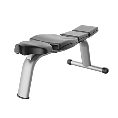 Commercial Gym Flat Bench (Matte Black)