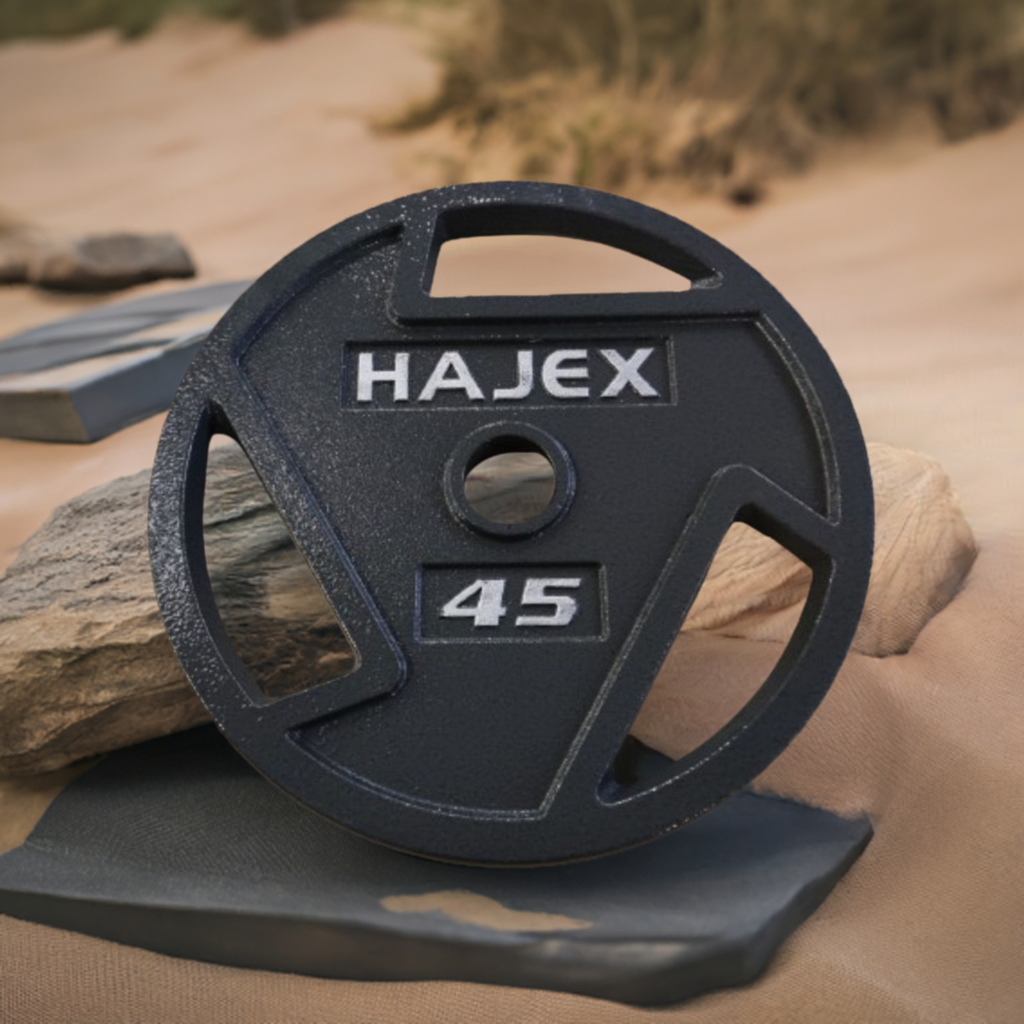 HAJEX Tri Grip Cast Iron Weight Plates