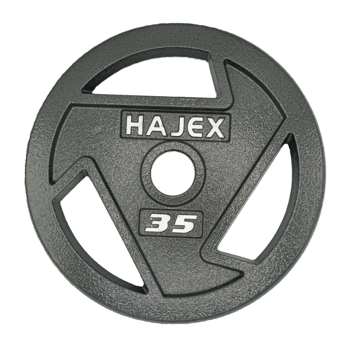 HAJEX Tri Grip Cast Iron Weight Plates