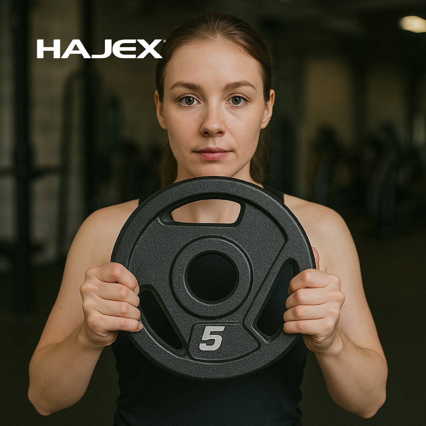 HAJEX Tri Grip Cast Iron Weight Plates