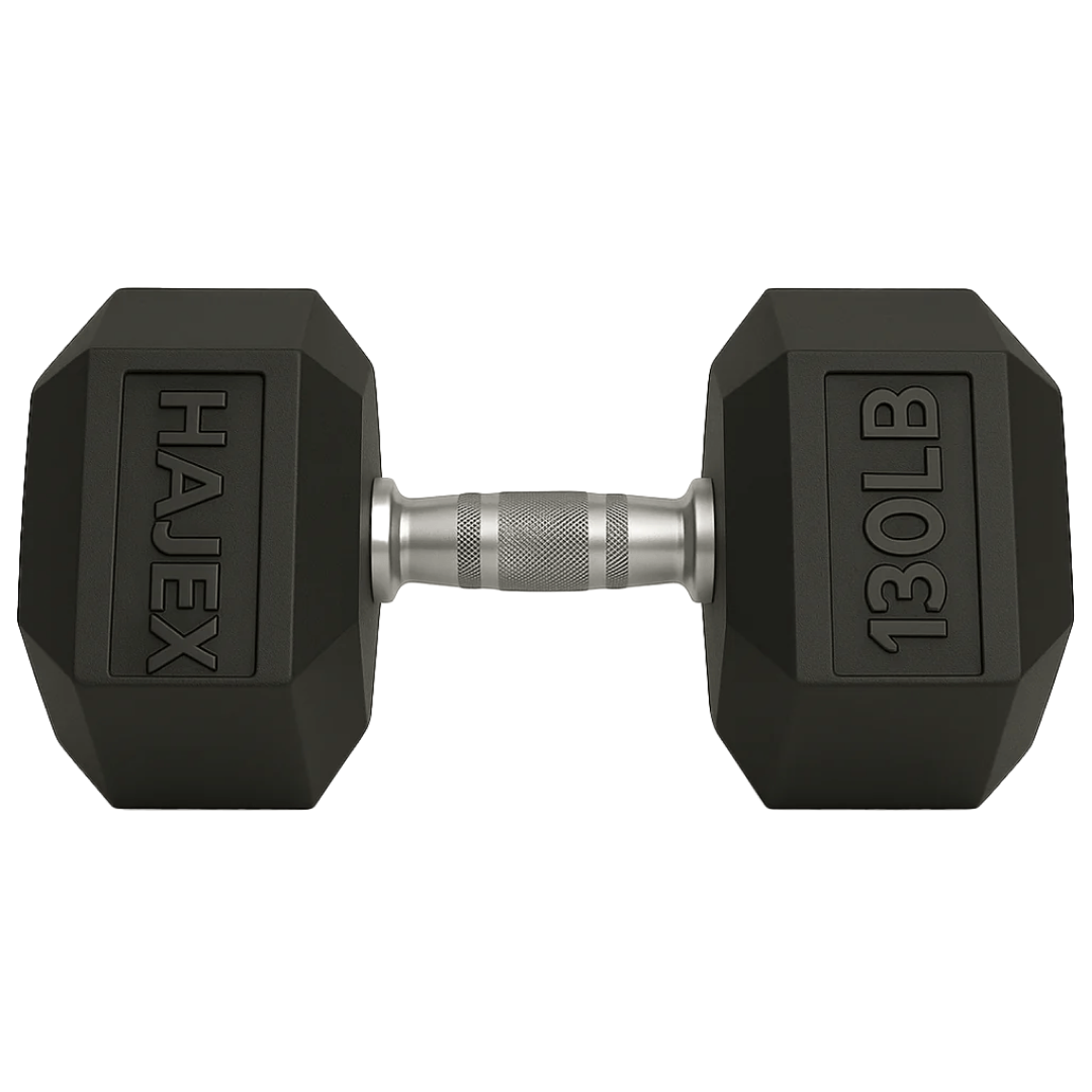Rubber Hex Dumbbells in Canada (2.5 to 150 LB)