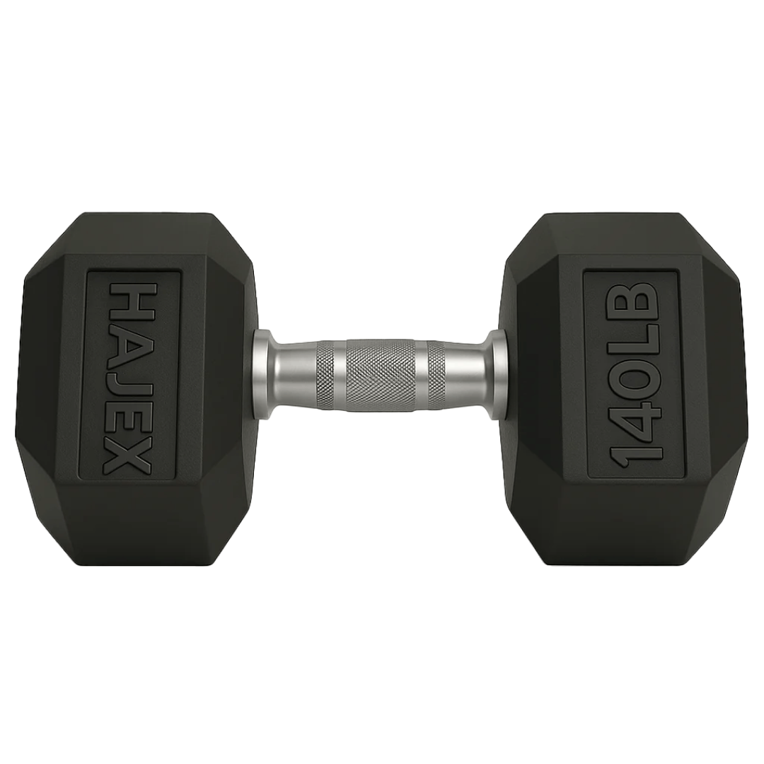 Rubber Hex Dumbbells in Canada (2.5 to 150 LB)