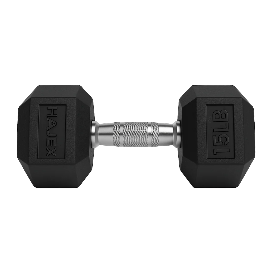 Rubber Hex Dumbbells in Canada (2.5 to 150 LB)