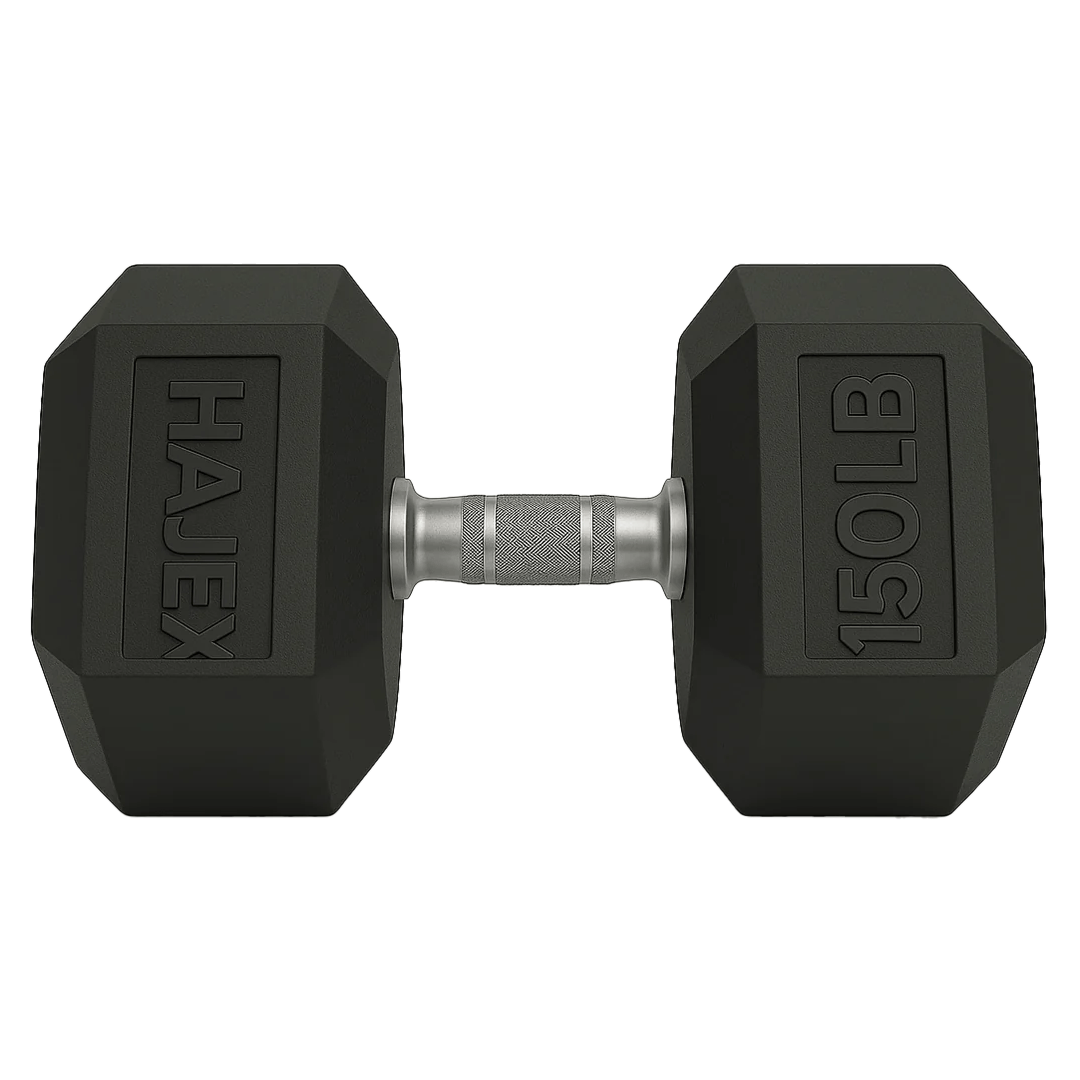 Rubber Hex Dumbbells in Canada (2.5 to 150 LB)