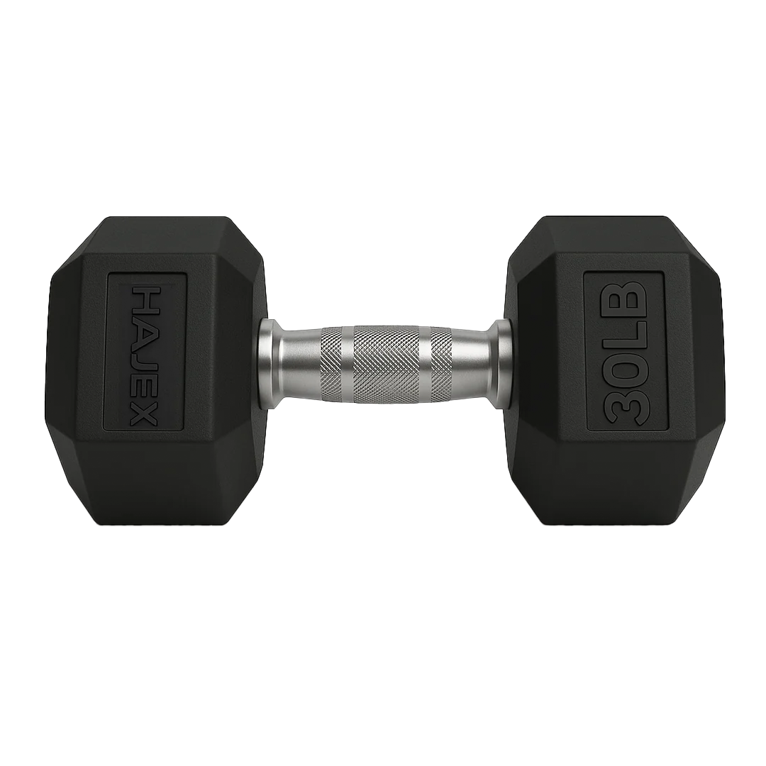 Rubber Hex Dumbbells in Canada (2.5 to 150 LB)