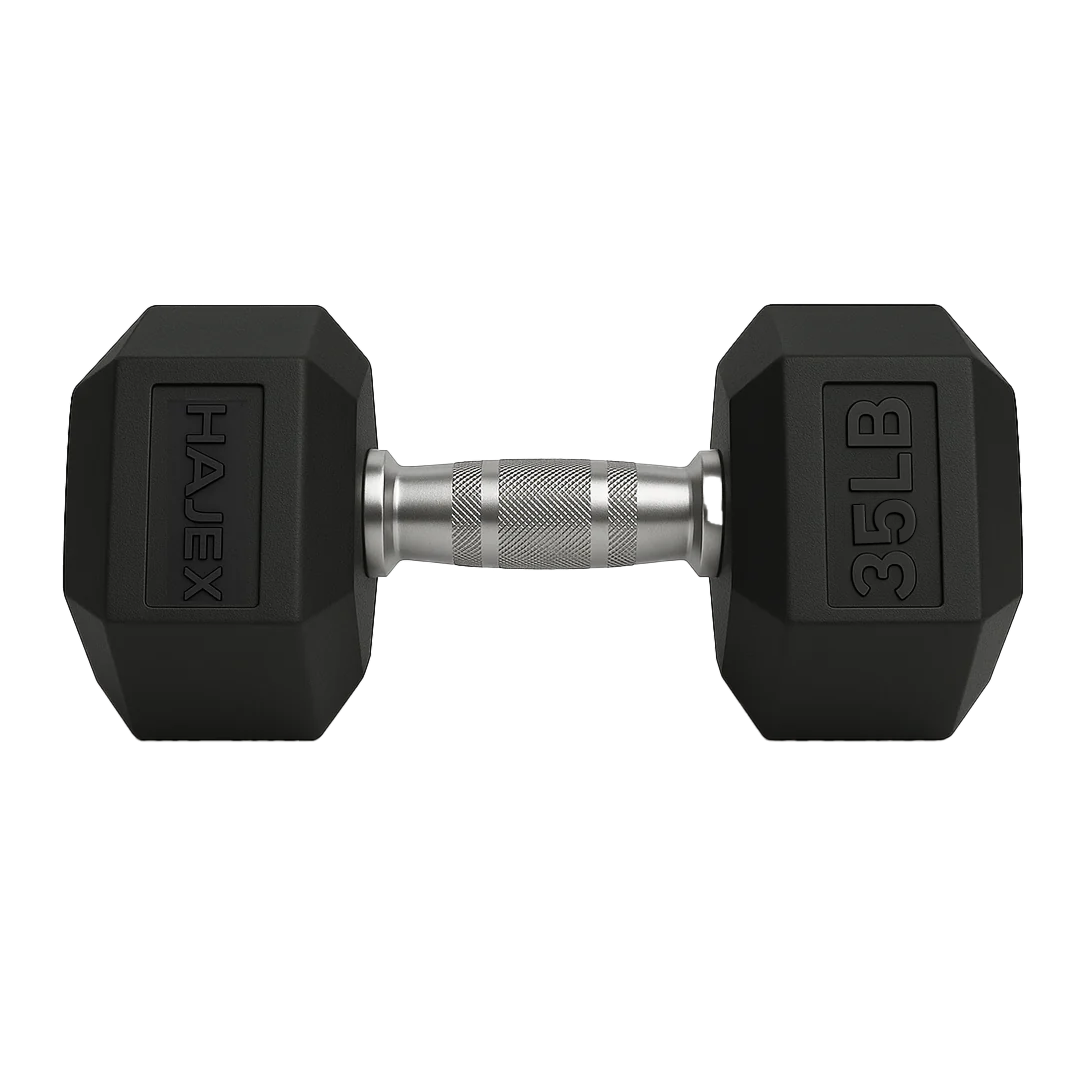 Rubber Hex Dumbbells in Canada (2.5 to 150 LB)