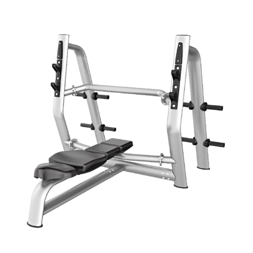 Olympic Flat Bench with Barbell and Plate Support (HX-AN52)
