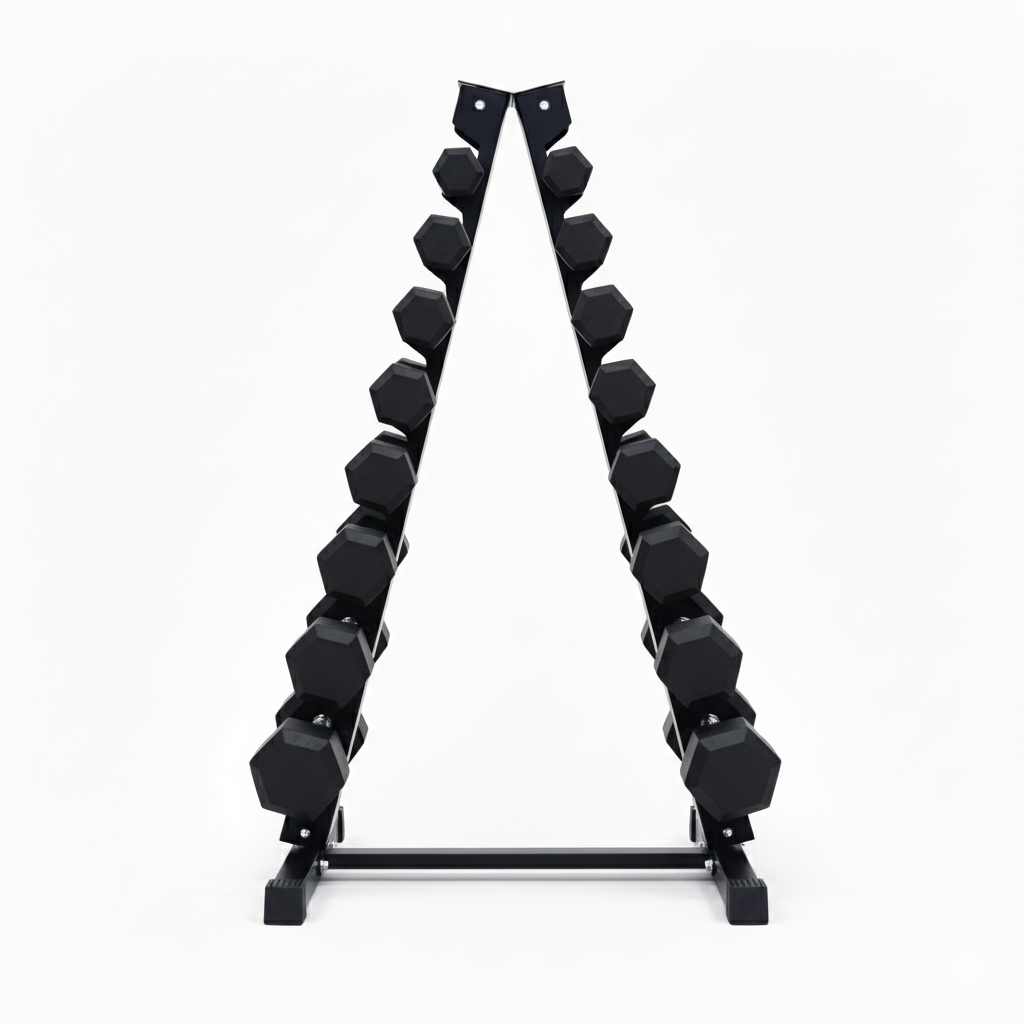 Rubber Hex Dumbbells in Canada (2.5 to 150 LB)