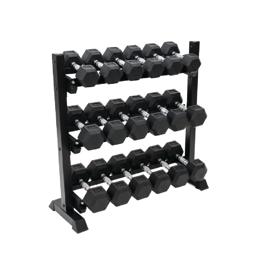 Rubber Hex Dumbbells in Canada (2.5 to 150 LB)