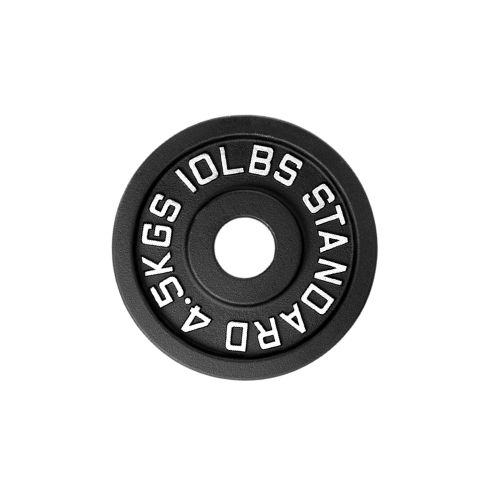 Cast Iron Weight Plates - Standard, Olympic in LBs, KGs