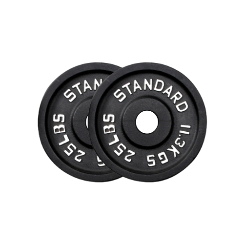 Cast Iron Weight Plates - Standard, Olympic in LBs, KGs
